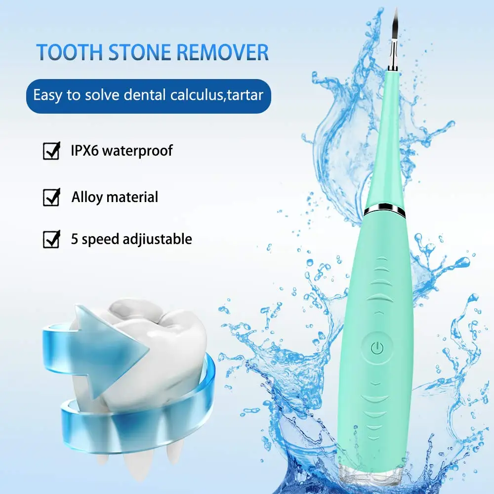 Electric USB Teeth Whitening Device Dental Scaler High Frequency Ultrasonic Sonic Tooth Tartar Remover