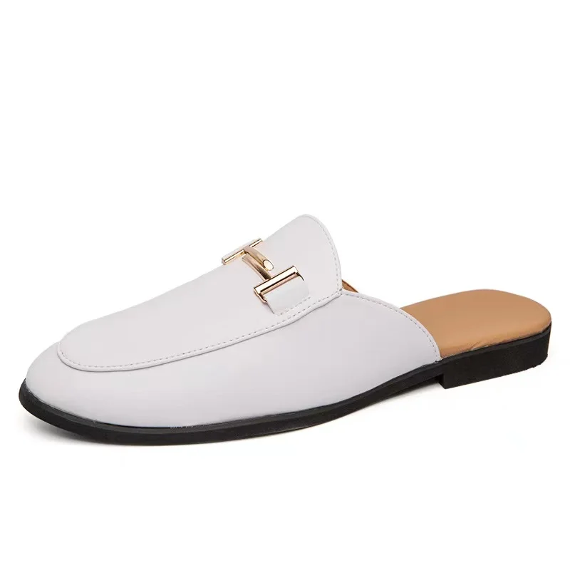 2023 New Loafer Shoes Mens Arabic Sandal Men Leather Slippers Sandals Male Leather Palm Home Slippers For Men Leather Slippers