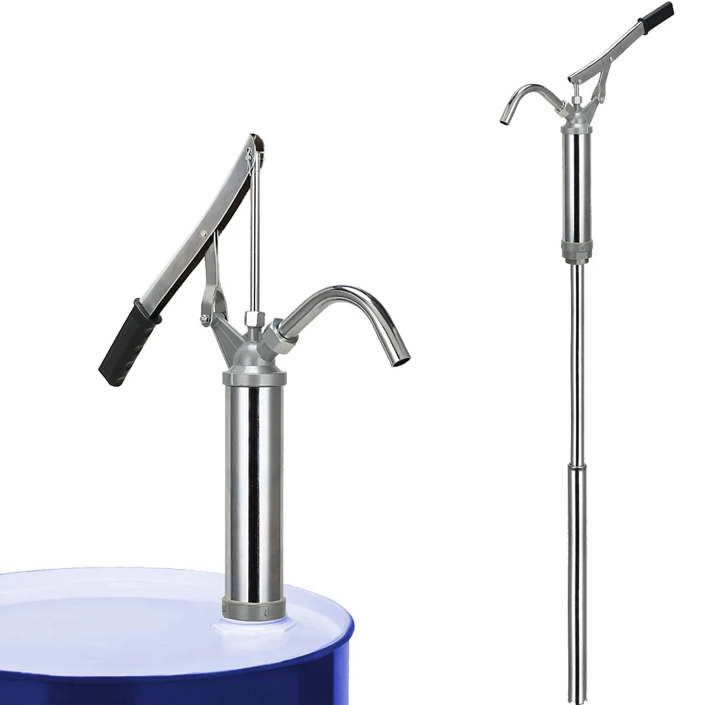 Lever Action Manual Barrel Pump Transfer Fuel Diesel Hand Oil Pump 55 Gallon Drum Tank