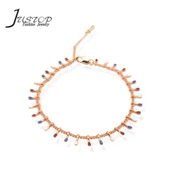 Модные стильные изысканные эпоксидные латунные браслеты