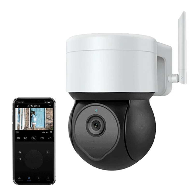 Tuya outdoor smart cctv wireless mini camera wifi ip 1080p two way audio with Alexa and google assistant