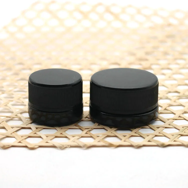 5ml Child Proof Glass Container Concentrates Wax Jars with Push Down & Turn Lid