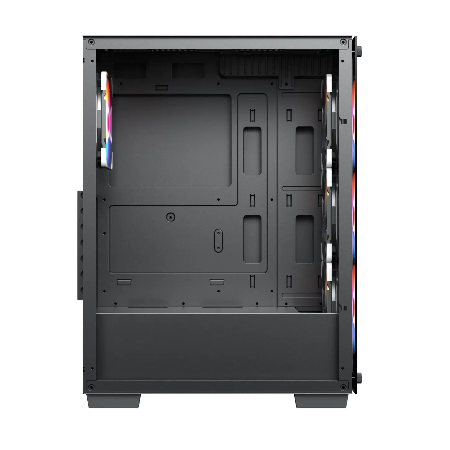 Mid Tower Computer Chassis Desktop 240 Water Cooled Side Acrylic Transparent Cases Gaming Atx Pc Chassis Computer Case