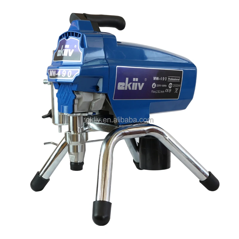 Ekiiv M490 Professional High Voltage 110v 220V 1800W2.5L/min Piston type Airless Spray Machine Portable Airless Spray Machine