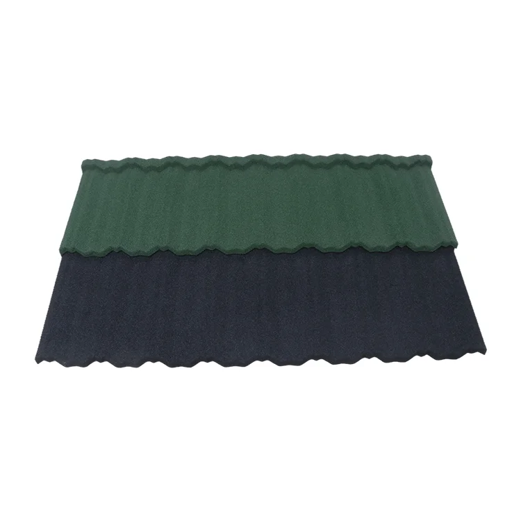 high quality Colorful Metal Sheet Stone Coated Steel Roofing Tile