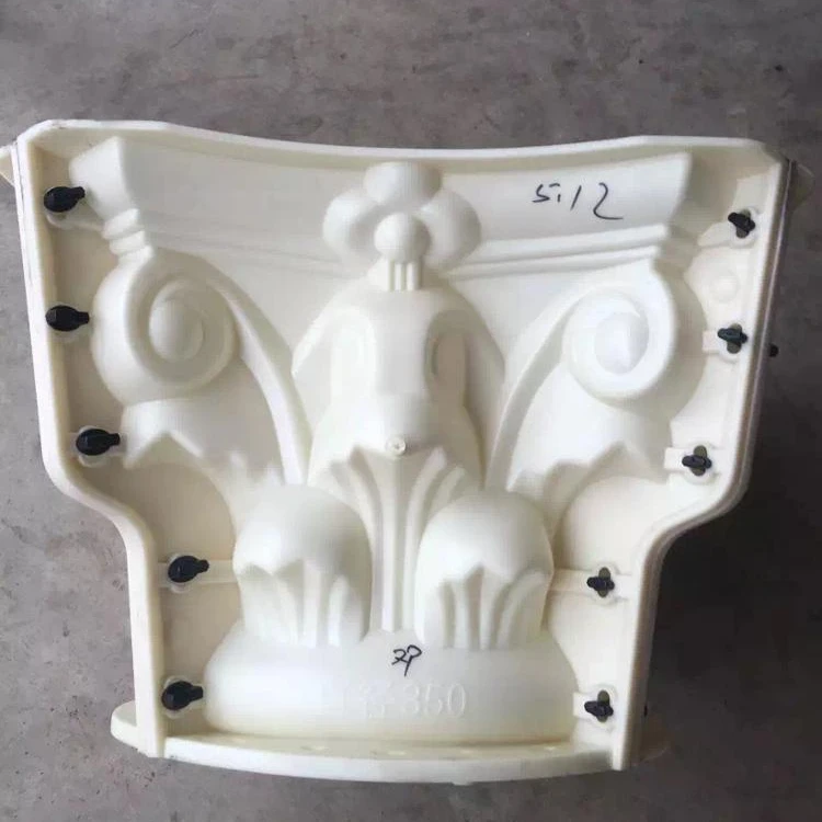 Diameter 30cm  Decorative Round roman pillar column Head Capital design  concrete mold
