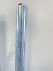 High gloss plastic stretch pvc self adhesive film