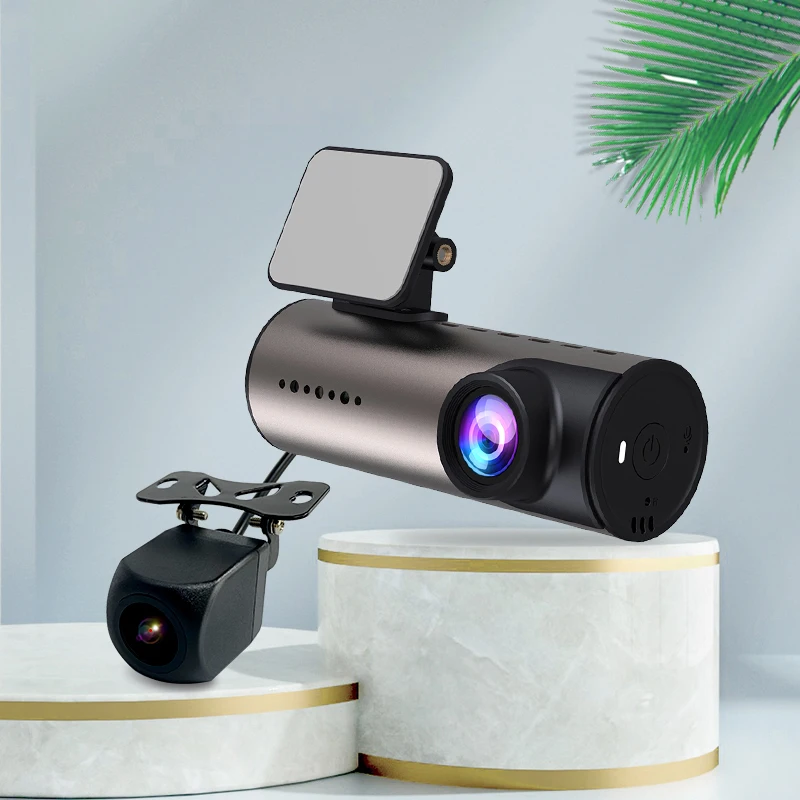 Прямая продажа с завода Автомобильный видеорегистратор 1080p full hd Wi-Fi передняя и задняя камеры ночным видением 360 дюйма