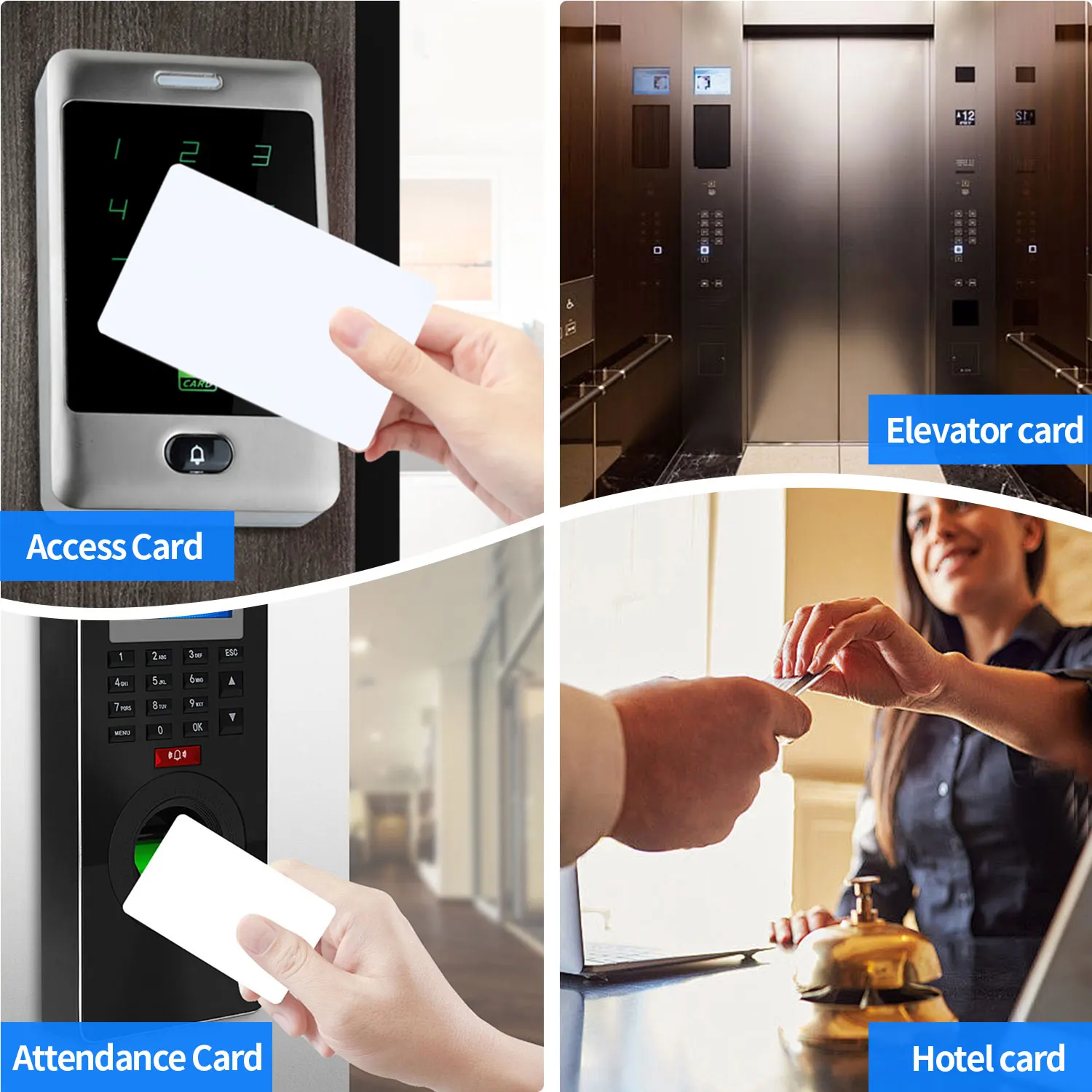 Loyalty Custom Business Card 1k/4k Card Membership Luxury Printing Card PVC RFID MIFARE(R) Classic Pvc Plastic Film QUAFF Label