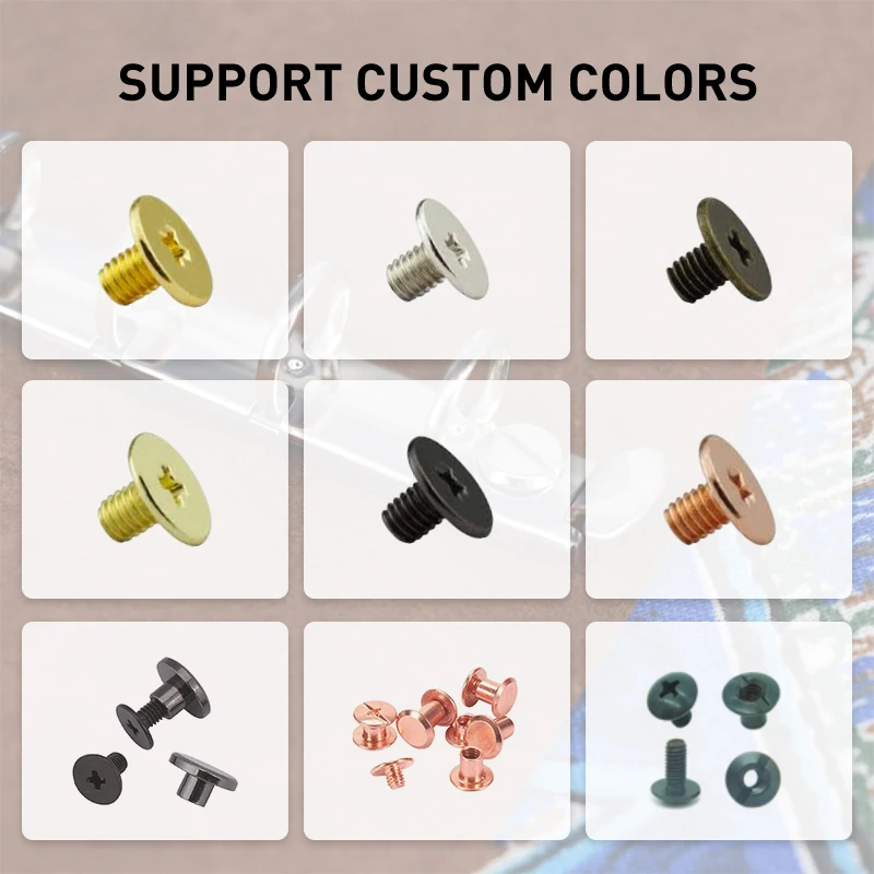 Leather Binder Post Screws Portfolio Aluminum Chicago Screw Binder Post Cross Head Chicago Screw