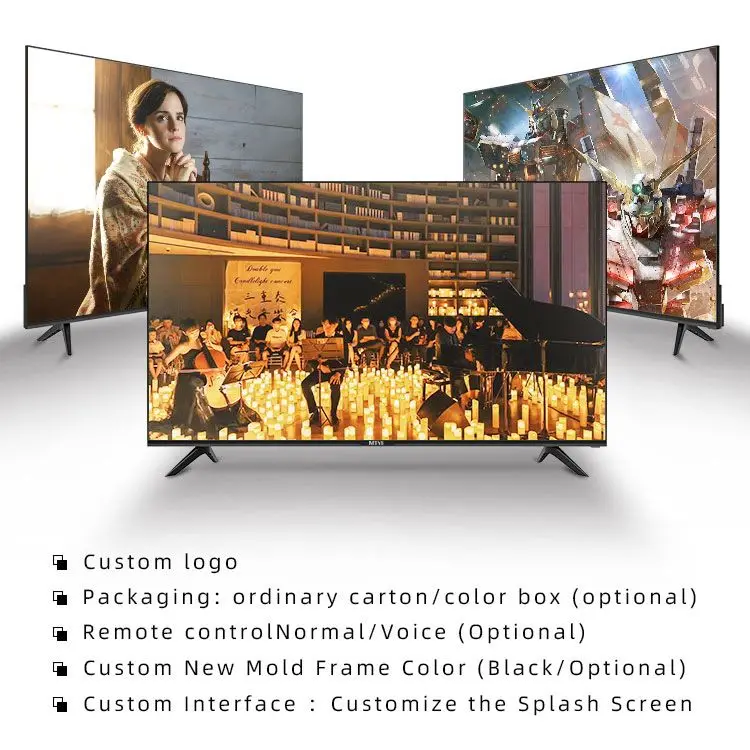 Factory Lcd Tv 55 Inch Smart Tv Smart Multimedia Televisions 4k Smart Tv Televisions