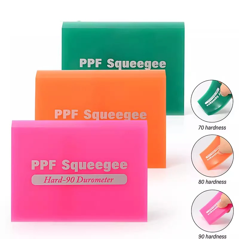 Customize Design 70 80 90 Durometer Squeegee Car Vinyl Wrap Ppf Tool Rubber Squeegee Car Window Tint Tools