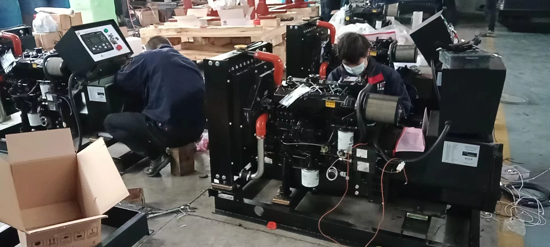 Made in China high efficiency 35kva diesel generator set three phase electric generator for sale