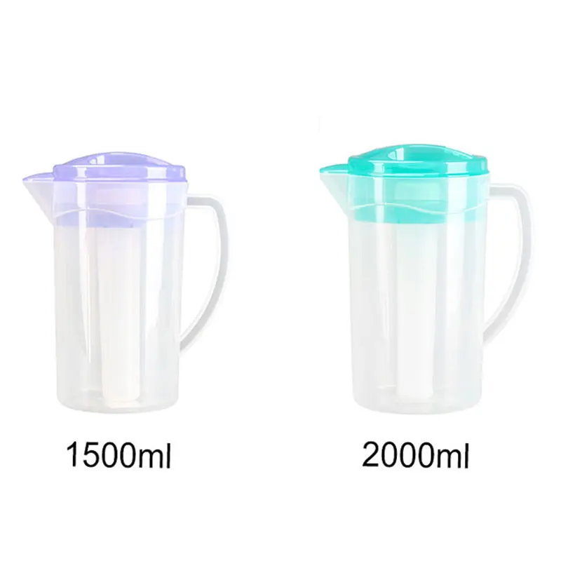 Eversmily  Wholesale Household 2L BPA Free Clear Drink Ware Plastic Kettle Cold Water Juice Bottle Pitcher Summer Products