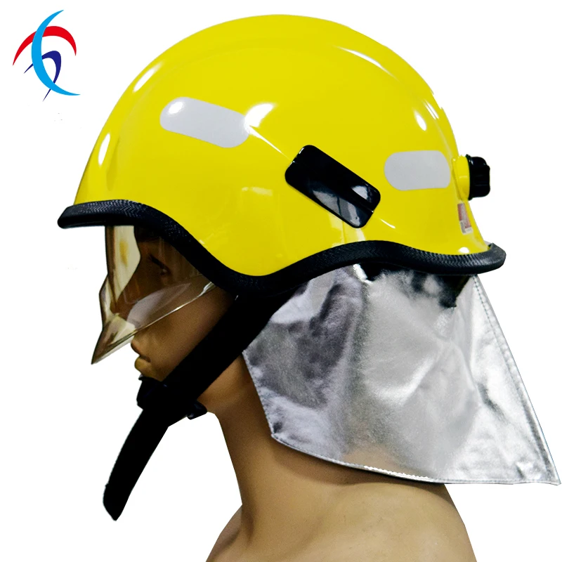 European Style Fire Fighter Helmets Factory Direct Wholesale Anti-fog Fire Proof Helmet for Fire Fighting
