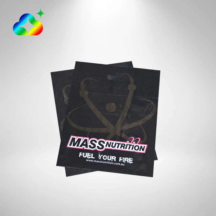 Wholesale HDPE Foldable Recyclable Plastic Die Cut Handle Luxury Shopping Bags With Custom Logos