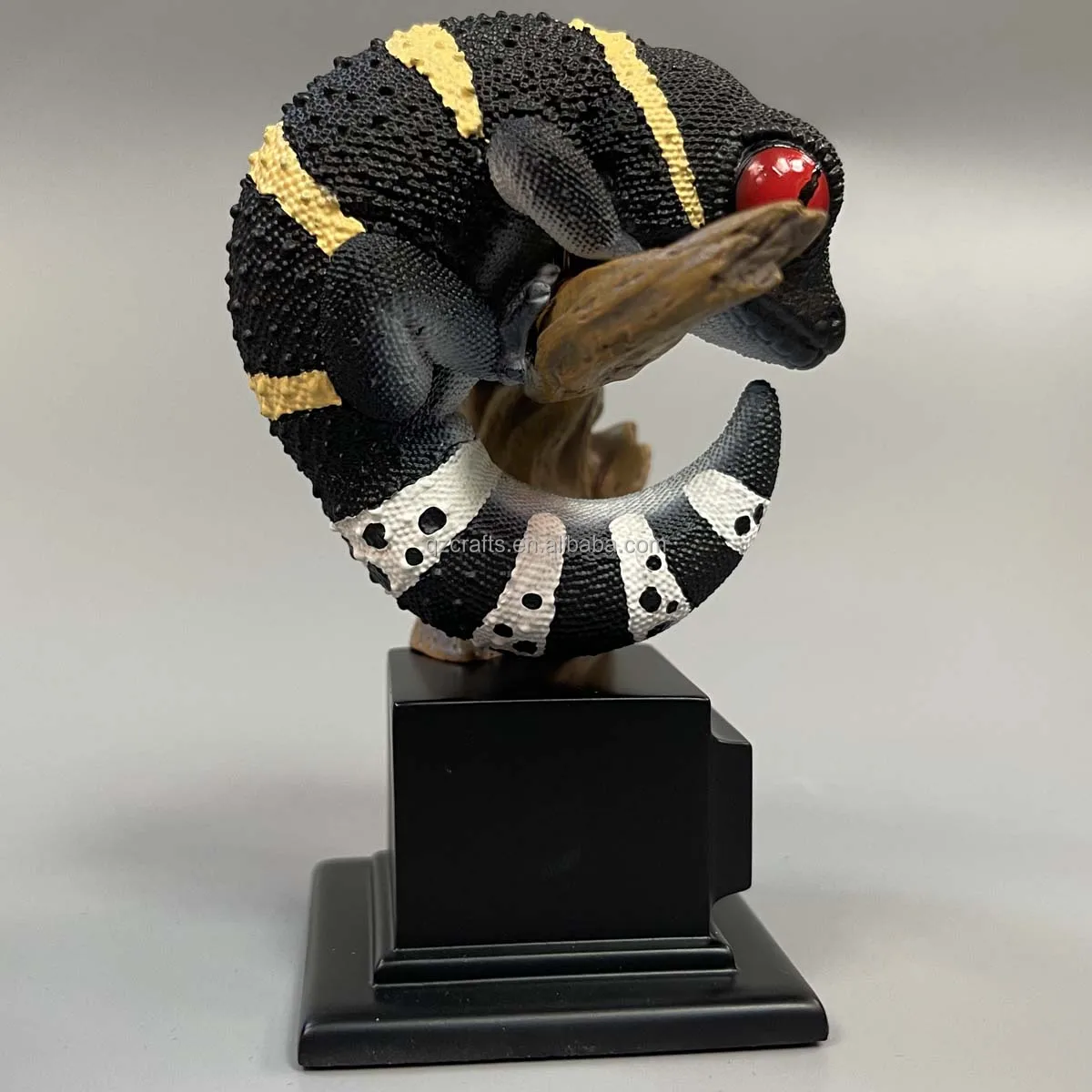 One Piece Polyresin Cute Gecko Statue For Gifts