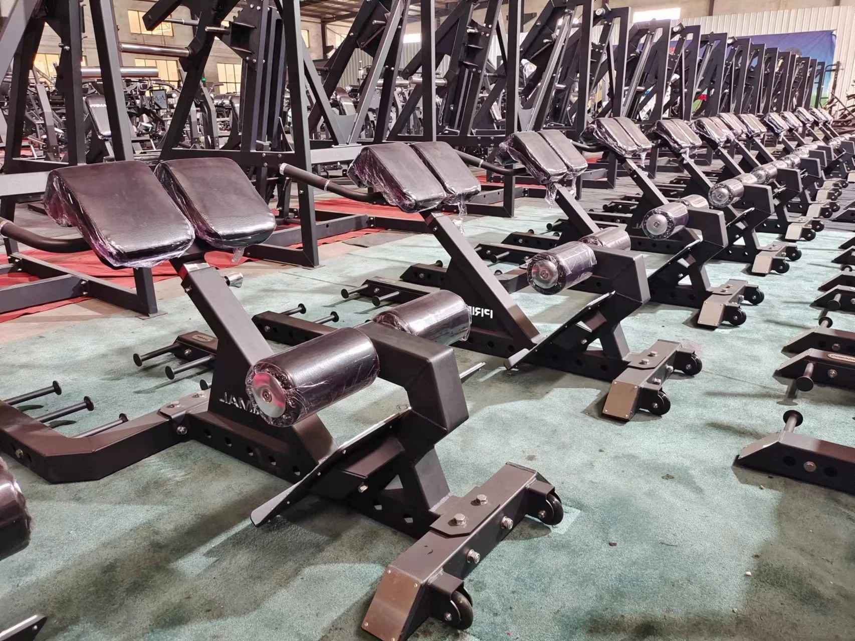 gym Commercial Use 45 Degree  adjustable abdominal muscular trainer Hyper Back Extension Exercise Bench Roman Chair