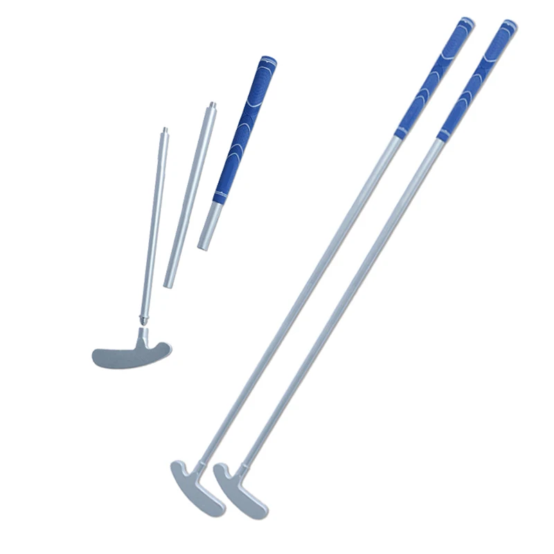 Hot Selling Left Right Handed Two Side Gold Silver Mini Golf Course Putter Club For Children