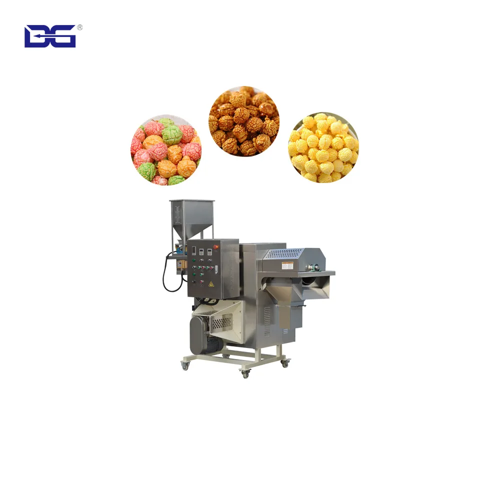 
Jinan DG caramel popcorn production line machines to make popcorn 