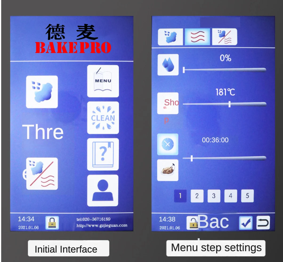 BAKEPRO EOA-10-AC commercial french bread making steam combi oven gas small with warranty.