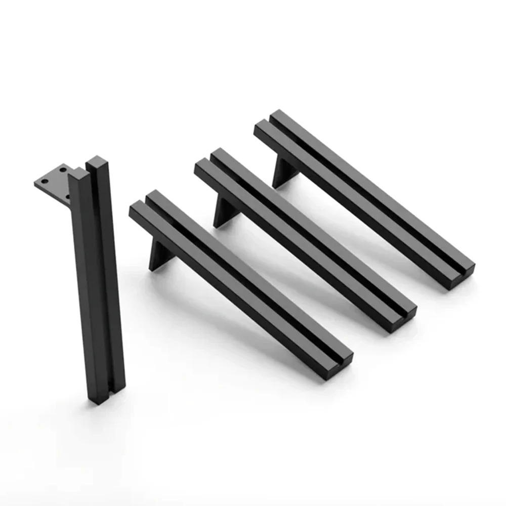 Metal Tapered Sofa Legs Iron Shining Gold Color Furniture Legs Electroplate Finish Cabinet Legs Furniture Parts