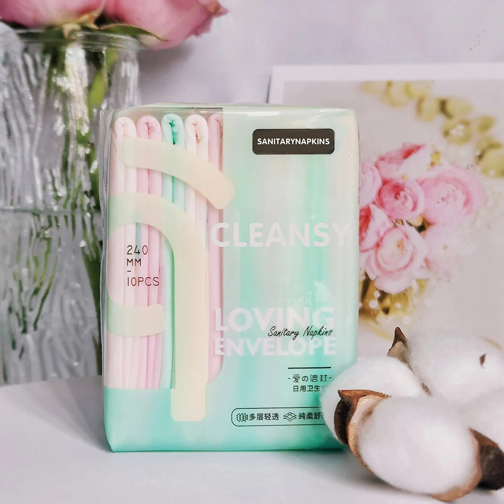 OEM Cheap Price Cotton Sanitary Napkin For Lady Woman Girl Period Anion Sanitary Pads Breathable Sanitary Napkins