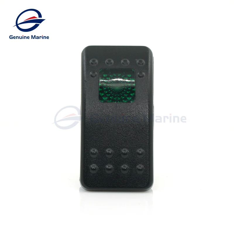 Boat Yacht Car RV Caravan 12V DC IP68 LED Red and Green Light Indicator Waterproof Single Pole Marine Switch
