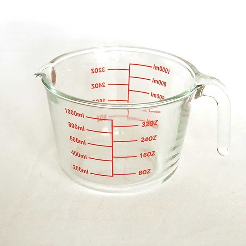 250ml 500ml 1000ml Coffee Making Measuring Glass Pot
