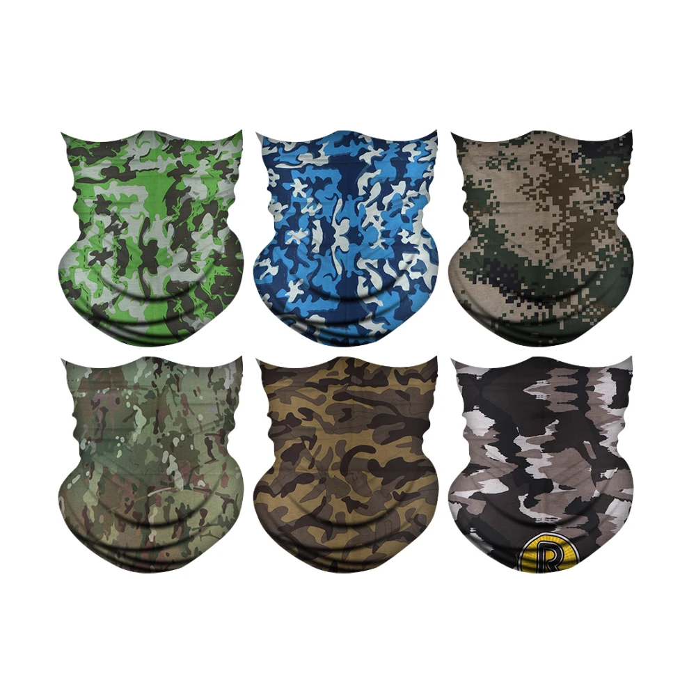 
Mixed Multi-Function Magic Seamless Head Bandanas Factory Outdoor Riding Sunproof Head Bandanas 