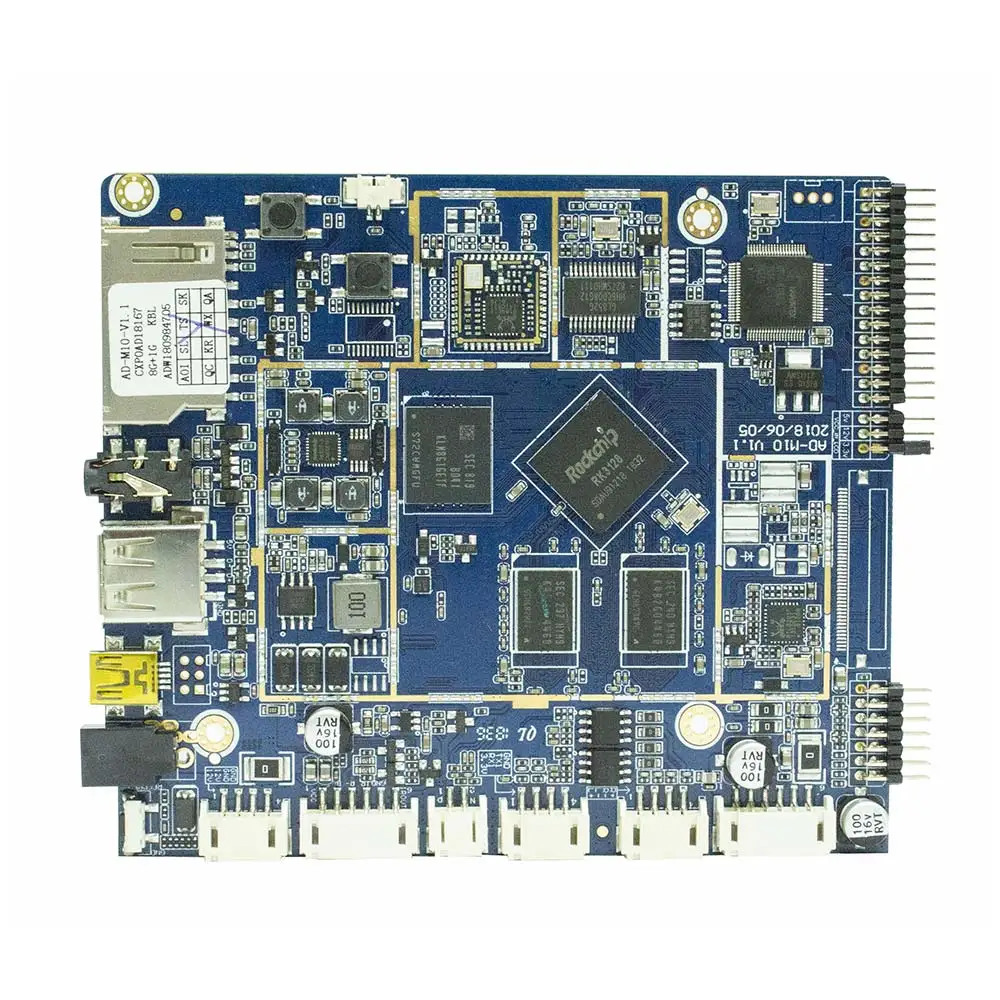 RK3288 Quad-core 1.8GHz Android Industrial Mini PC Industrial Motherboard For Face Recognition All-in-one PC