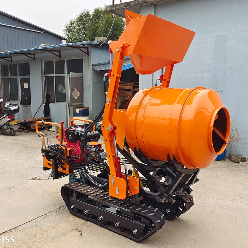 CE APPROVED 350L CONCRETE MIXER SD400 400L  SELF LOADING CONCRETE MIXER TRUCK FOR SALE