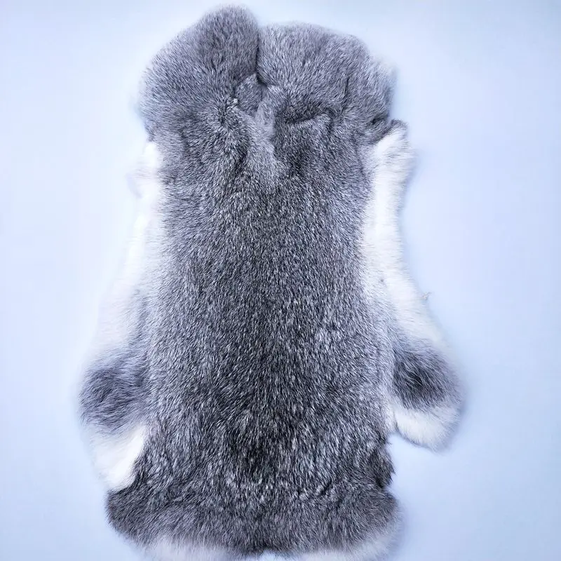 Real Rabbit skin 100% authentic Rabbit Fur skin for sale can be used for home spinning rabbit skin