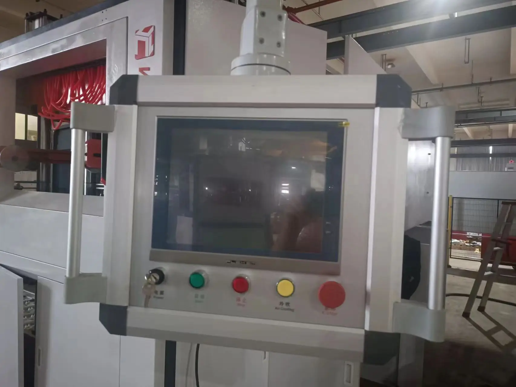 Plastic water cup making machine PP PET cup container production line thermoforming machine