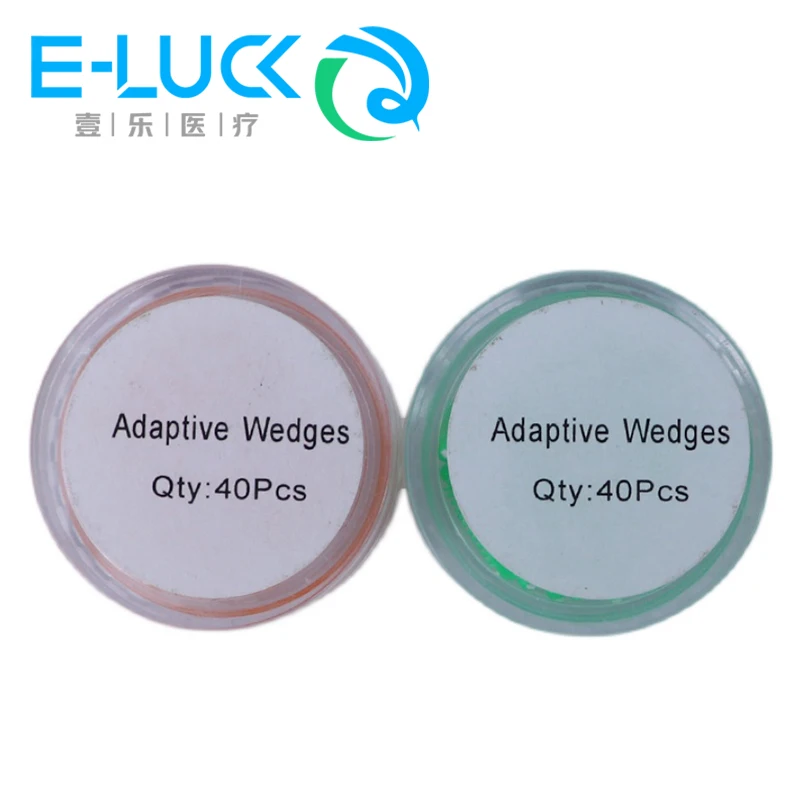 Dental Consumable Disposable Plastic Wedges 40pcs autoclavable dental adaptive wedge