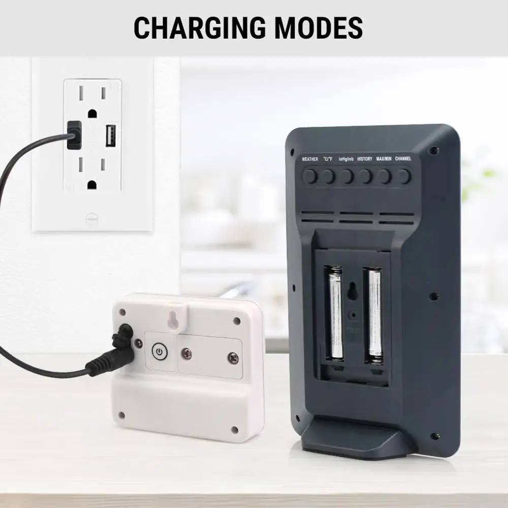 ThermoPro TP67A Weather Forecaster Station Barometer with Waterproof Outdoor Thermometer & Hygrometer