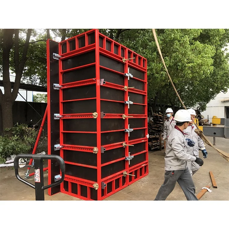 TECON Adjustable Steel Frame Formwork  Column Wall Concrete Mould Various Sizes Technical Support for Sale