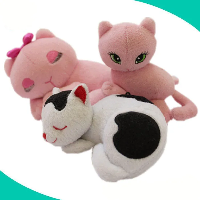 Wholesale China factory OEM Realistic Orange Kitten Toy 10 Inch Plush Animal Stuffed Tabby Cat