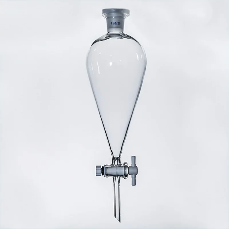 50ml 20000ml separatory funnel glass perfume bar dispenser bottle print logo pear shaped funnel (1600760421758)
