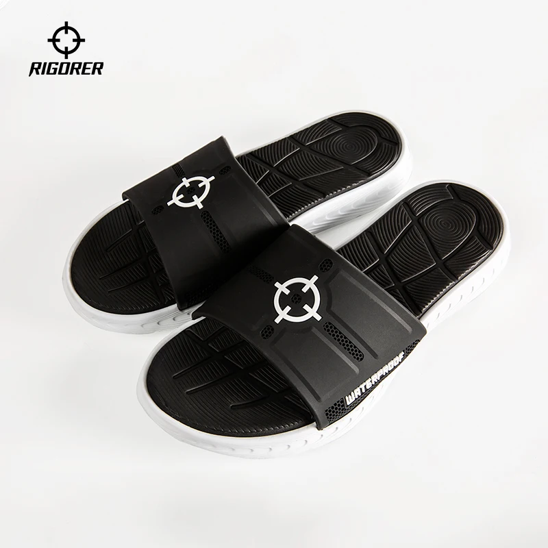 Rigorer Brand Custom Slippers High Tech Non Slip Elastic For Men Light Weight