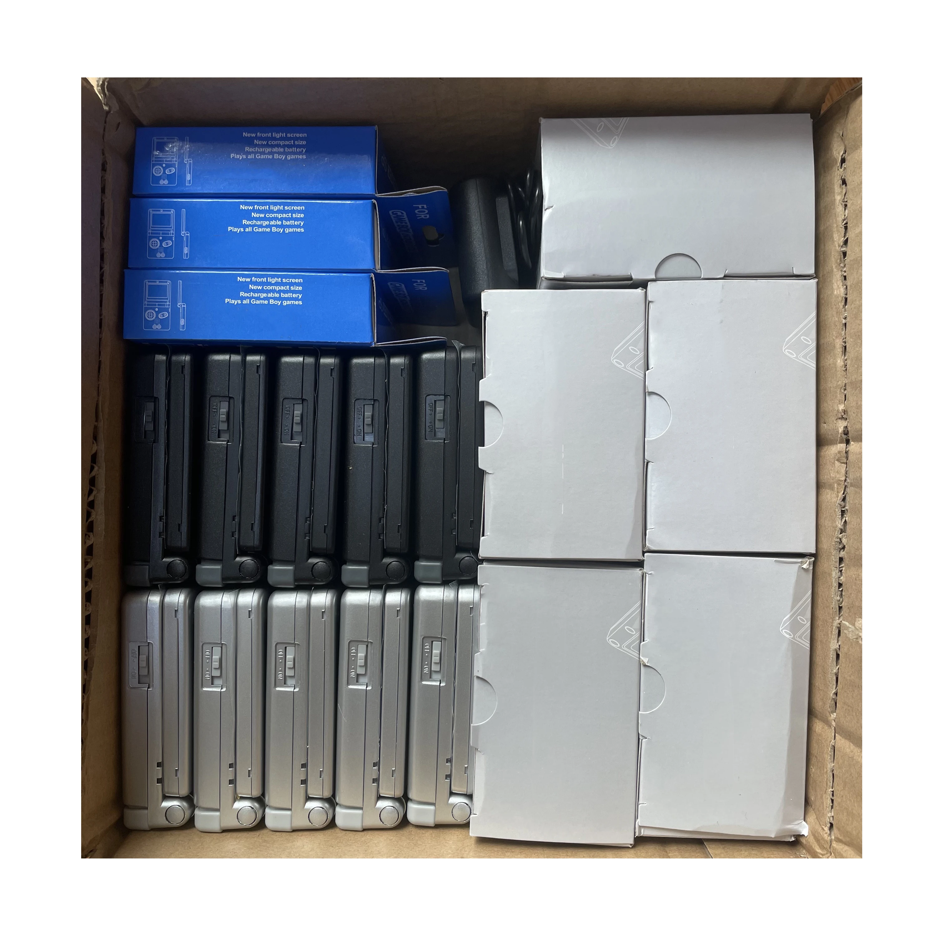 Free Shipping 5pcs Send By DHL !! Classic Game Console  For Gameboy Advance SP Handheld Game Player (Original and refurbished )