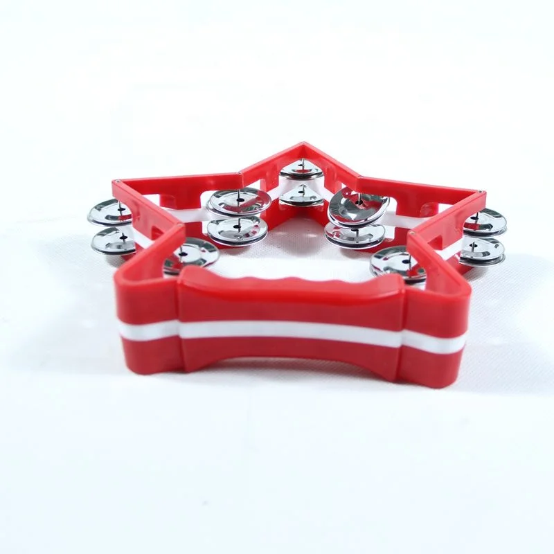 Wholesale Musical Instruments Plastic Star Tambourine