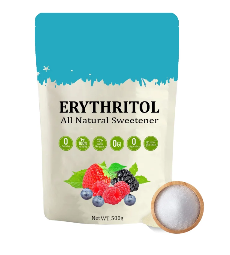 Food additive Erythritol sweetener CAS 149 32 6 organic 99% erythritol powder in stock