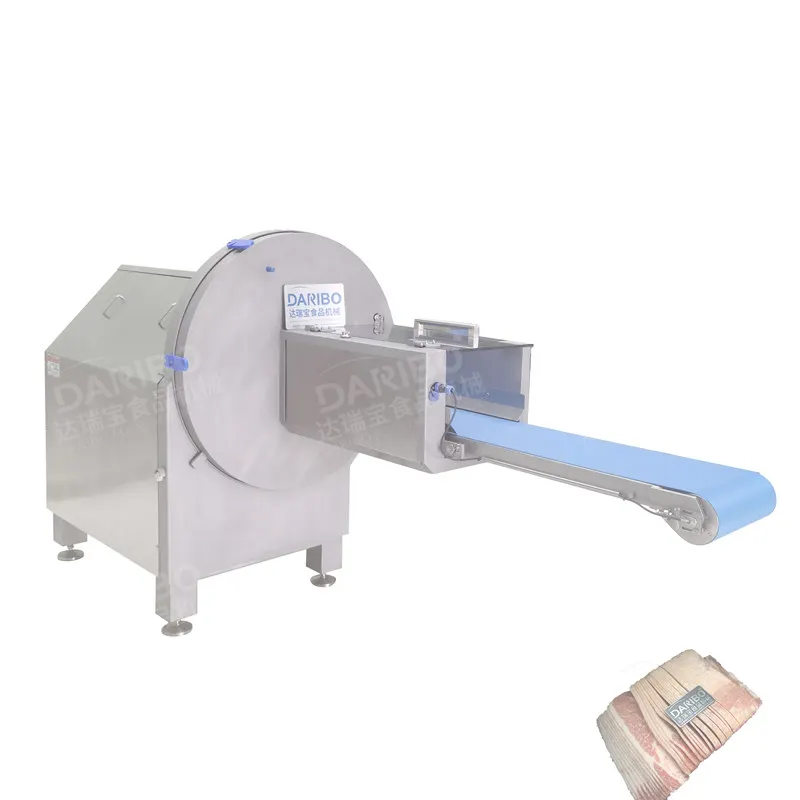 Wholesale Good Quality Chicken Chop Preserved Meat Cutting Slices Cutting Thickness Adjustable Frozen Ribs Cutting Machine