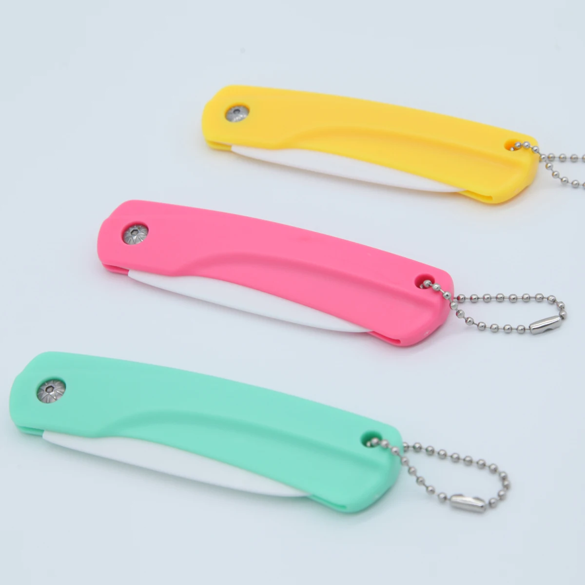 Color Handle Ceramic Folding Pocket Knife