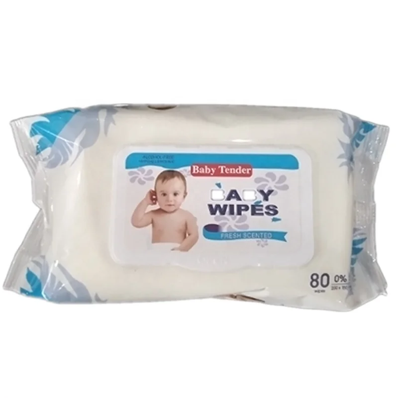 Baby Wipes 80pcs Bamboo Baby Wet Wipes Biodegradable Baby Butt Wipes Natural Spunlace Patient OEM ODM Private Label Service