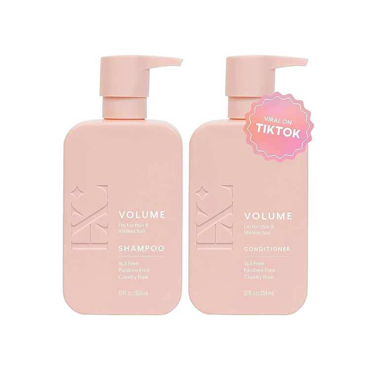 Private Label Shampoo and  Conditioner Set Repair Demaged Ginger Extract Vitamin E and Coconut Oil Hair Care Products