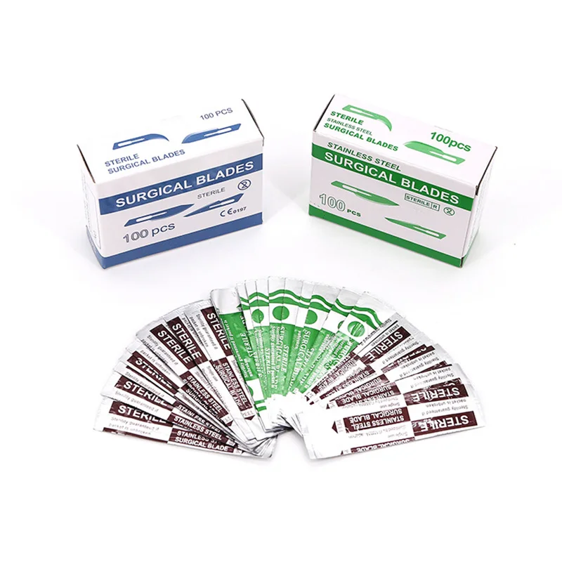 Medical Sterile Disposable Size 10 11 14 15 16 18 Surgical Carbon Steel Stainless Steel Blades