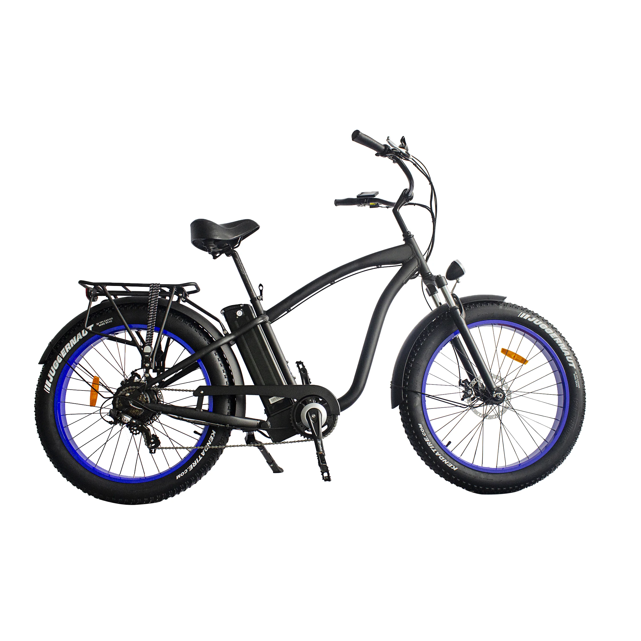 2022 Ristar mountain beach cruiser 4.0 inch fat tire 48v 500w electric bike wholesaler aluminum alloy fat tire 750w Ebike
