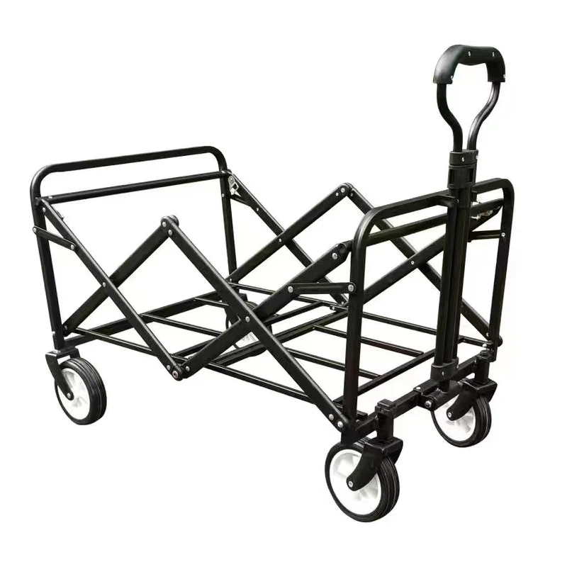 Folding Carry Beach Trolley Camping Wagon Camping Cart Folding Wagon Cart